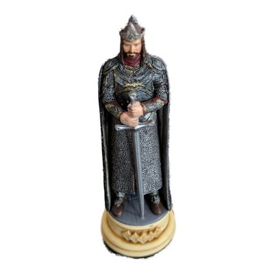 Eaglemoss Herr der Ringe Schachfigur Aragorn weißer König Figur