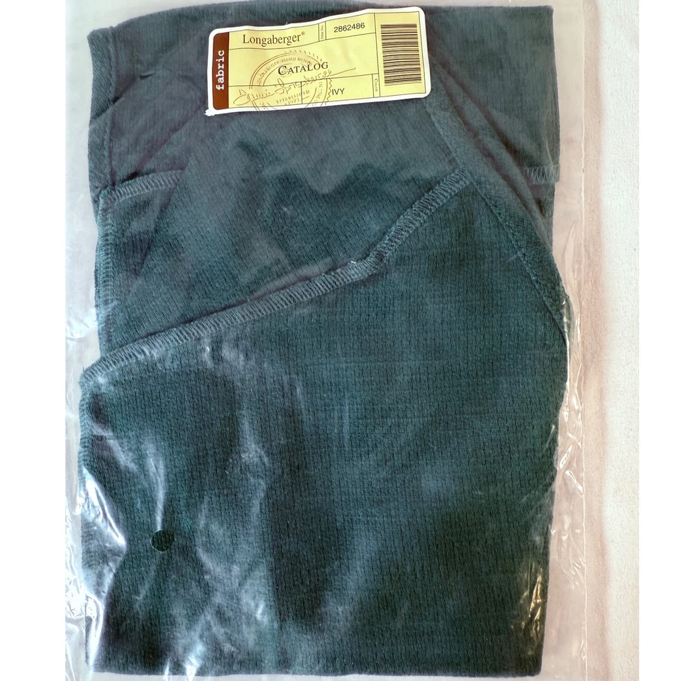 Longaberger Basket Liner Fabric Catalog Ivy Green Weave Protector Vintage 85-14 - Image 4 of 4