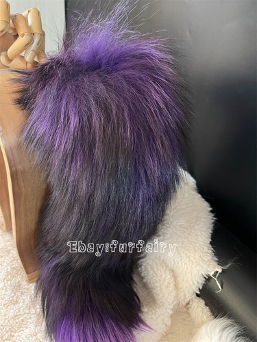 Wholesale 16"-18" Real Fox Fur Tail Keychain Bag Charm Pendant Cosplay Toys - Picture 50 of 108