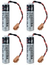 4Pcs ER6V/3.6V 2400mAh PLC Lithium Battery For TOSHIBA ER Battery with Plug