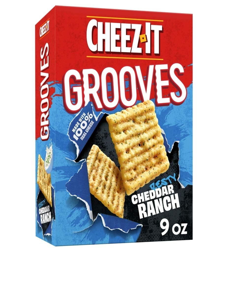 Cheez-It Grooves Zesty Cheddar Ranch 9oz (Pack of 2) | eBay