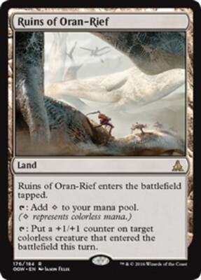 MTG 1x Ruins of Oran-Rief Oath of the Gatewatch card Magic The Gathering 