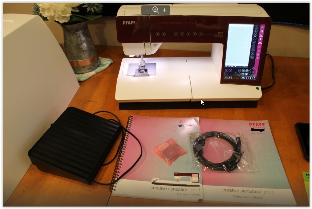 PFAFF Creative Sensation Pro II Embroidery Machine EXCELLENT Cond with
