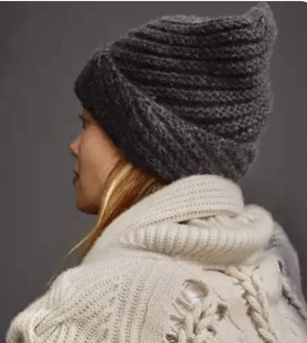 NWT Anthropologie cashmere hat. NWT Anthropologie Cashmere Beanie Hat Winter Gray | eBay main image 4