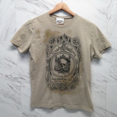 Camiseta Krush Clothing Medium Wicked Angel Temporary Sanity 2006 gira por el Reino Unido - Imagen 1 de 6
