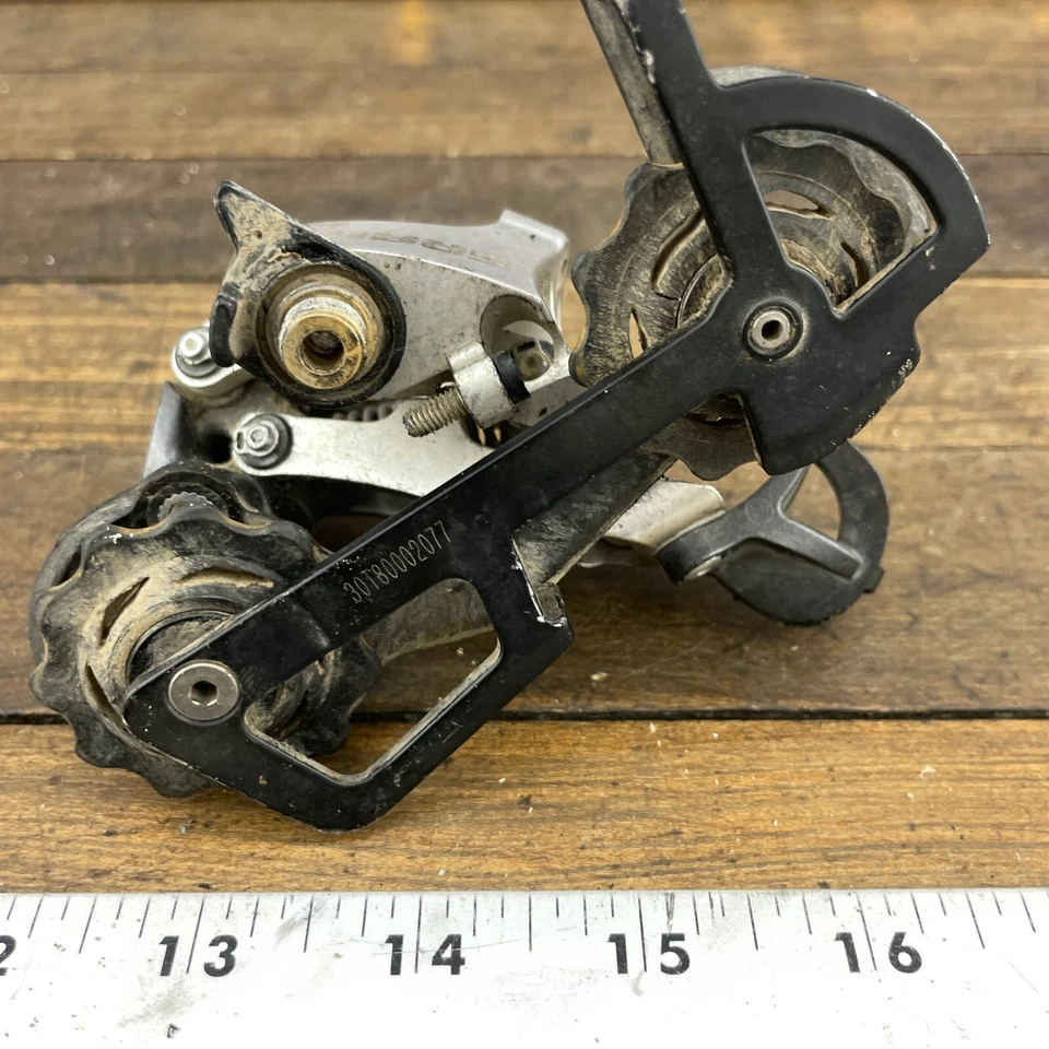 Câmbio traseiro SRAM XO PEÇAS caixa preta fibra de carbono gaiola curta 9 velocidades MTB - Imagem 4 de 4