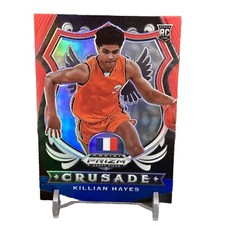 Killian Hayes 2020 Panini Prizm (Red White Blue Prizm, Crusade) Rookie #92