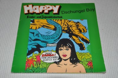 PEG - Happy Dschungel Boy - Kinder- und Jugenddiskothek -Hörspiel Album Vinyl LP