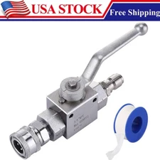 3/8" Ball Valve for Pressure Washers Max 4500 PSI 3/8" fitting Female Out
