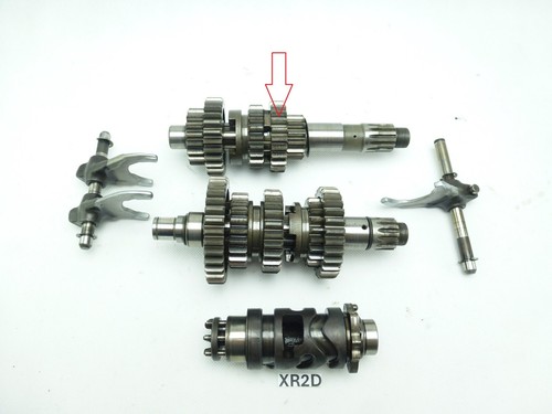 Getriebe Getriebewellen Schaltwalze komplett Yamaha XT 500 1U6 1983 - Bild 2 von 7