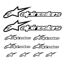 Alpinestars Decals Logo Helmet Sticker Motorcycle Motocross MX Vinyl