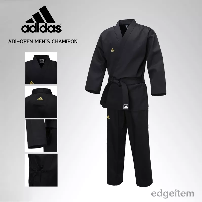 Adidas ADI-OPEN Dobok Hombre Campeón Uniforme Taekwondo Hapkido Karate TKD