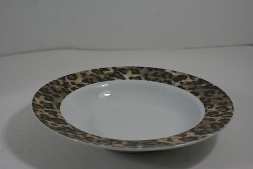 Tienshan Leopard Fine China 8 1/2" Soup Cereal Bowl White Lot of 3 - Picture 5 of 6