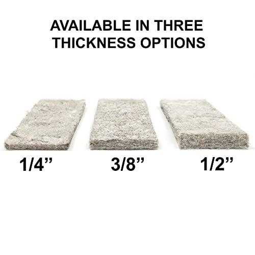 Mohawk Ultra Rug Pads Premium 100 Recycled Felt Pad 4'x6' 1/4 Inch