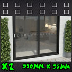 <!--F#f_0-->Safety Glass Sliding Door 2 Stickers Decal Window Protection Hazard Square Vinyl<!--F/-->