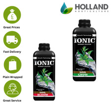 Ionic Soil Grow Bloom Veg Nutrients Hydroponics Grow Room Fertiliser Solution UK