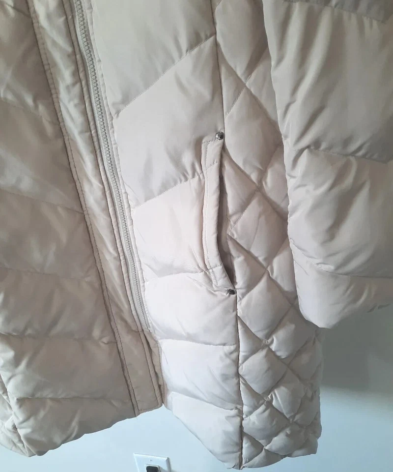 Abrigo largo Kenneth Cole Reaction para mujer talla XL pluma cálida  Foto 3 de 4