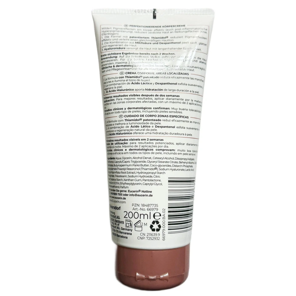 EUCERIN Creme Corporal Antipigmento para Áreas Alvo Localizadas 200ml (6,76floz) - Imagem 3 de 4