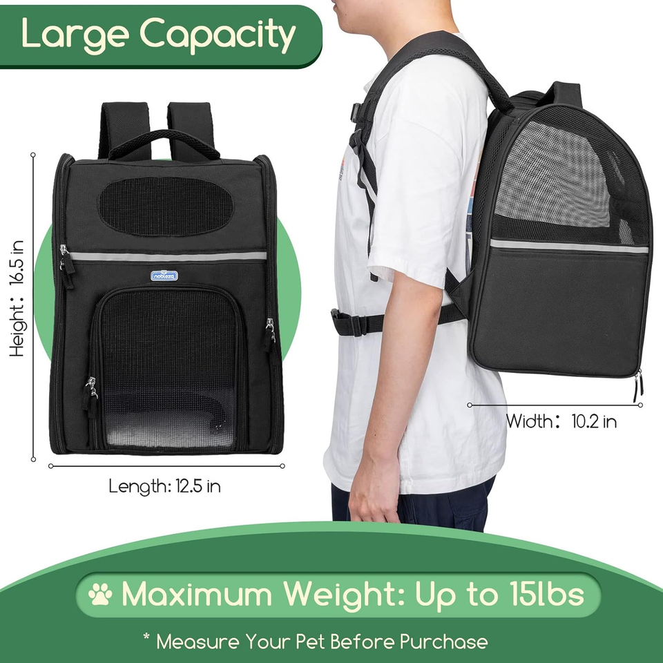 Cat Carrier Backpack Warm Dog Carrier Backpack Breathable Cat Backpack