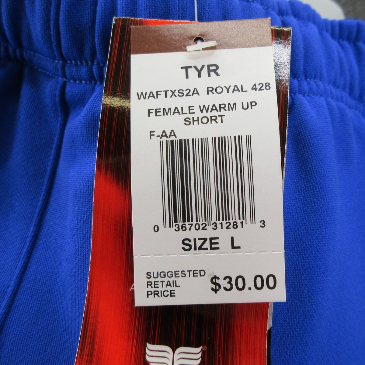 ベスト TYR Women's Warm-Ups Shorts Royal Blue L Female 100% Polyester