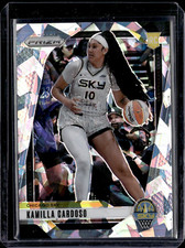 2024-25 Panini Prizm WNBA #93 Kamilla Cardoso RC Cracked Ice Chicago Sky (54D)