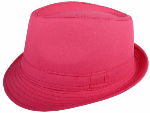 Pink fedora hat with ribbon isolated on white background | Premium AI