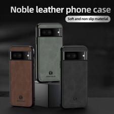 HOT For Google Pixel 7/7a/7 Pro 6 Pro Shockproof Plain Leather Slim Phone Cover