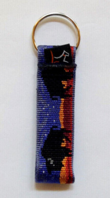 Lupine Keychain BIG SKY 1''x 4'' ~ New