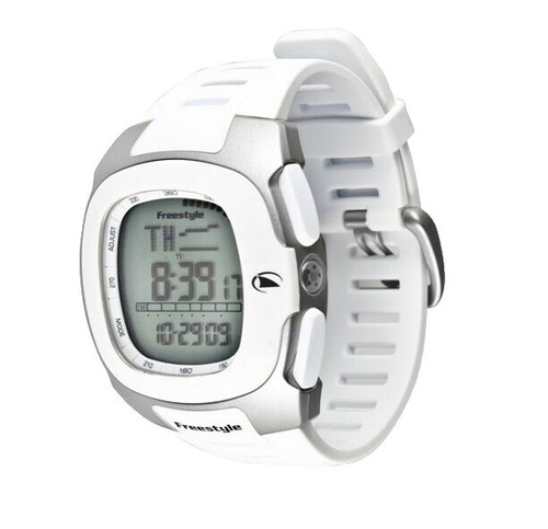 Freestyle Tetra Digital Watch White Rubber Unisex Wristwatch  display picture 1