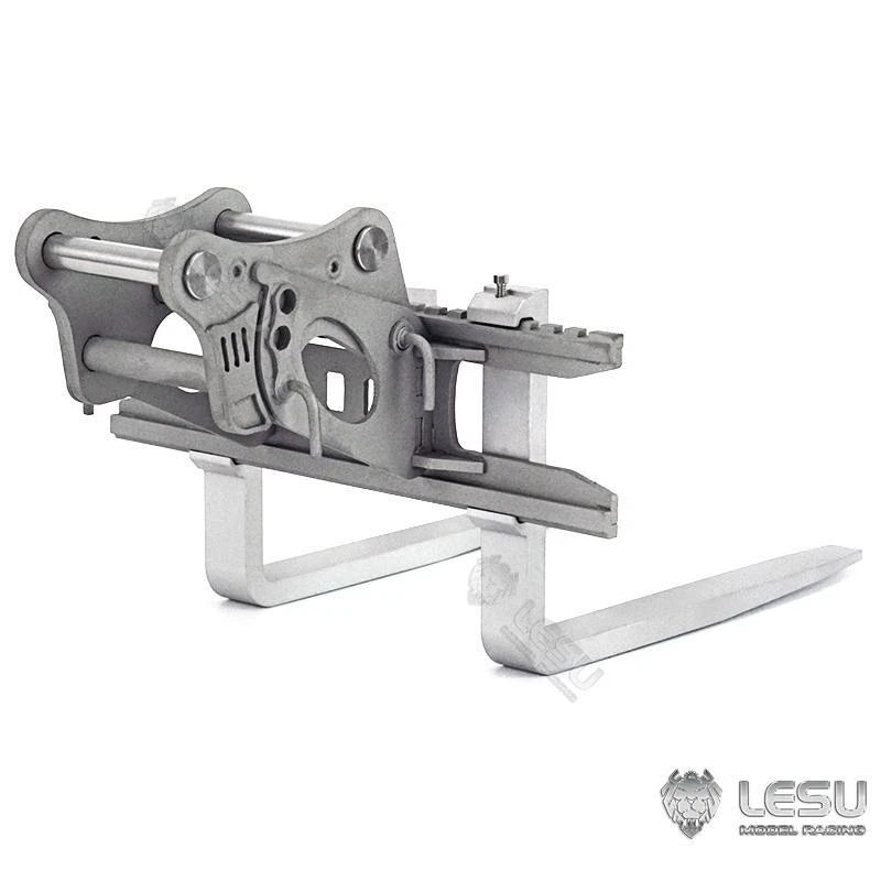 LESU Metal Fork Bucket For 1/14 RC Excavator Digger PC360 Aoue ET30H ET26L - Image 3 of 4