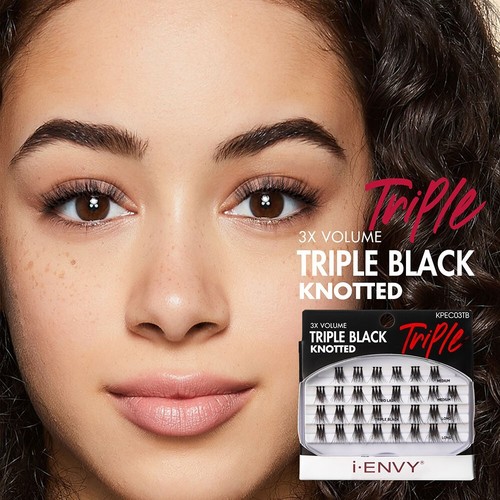 I ENVY BY KISS 3X VOLUME TRIPLE BLACK KNOTTED TRIPLE BLACK KPEC03TB - Bild 2 von 8