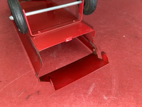 1960's ERTL 1/16 Diecast IH International Harvester Tractor w/Harvester & Wagon - Picture 21 of 24