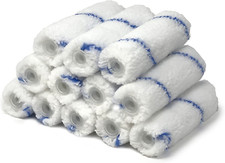 12-Piece 4" Mini 3/8" Nap Shedless Microfiber Paint Roller Cover - TH10306