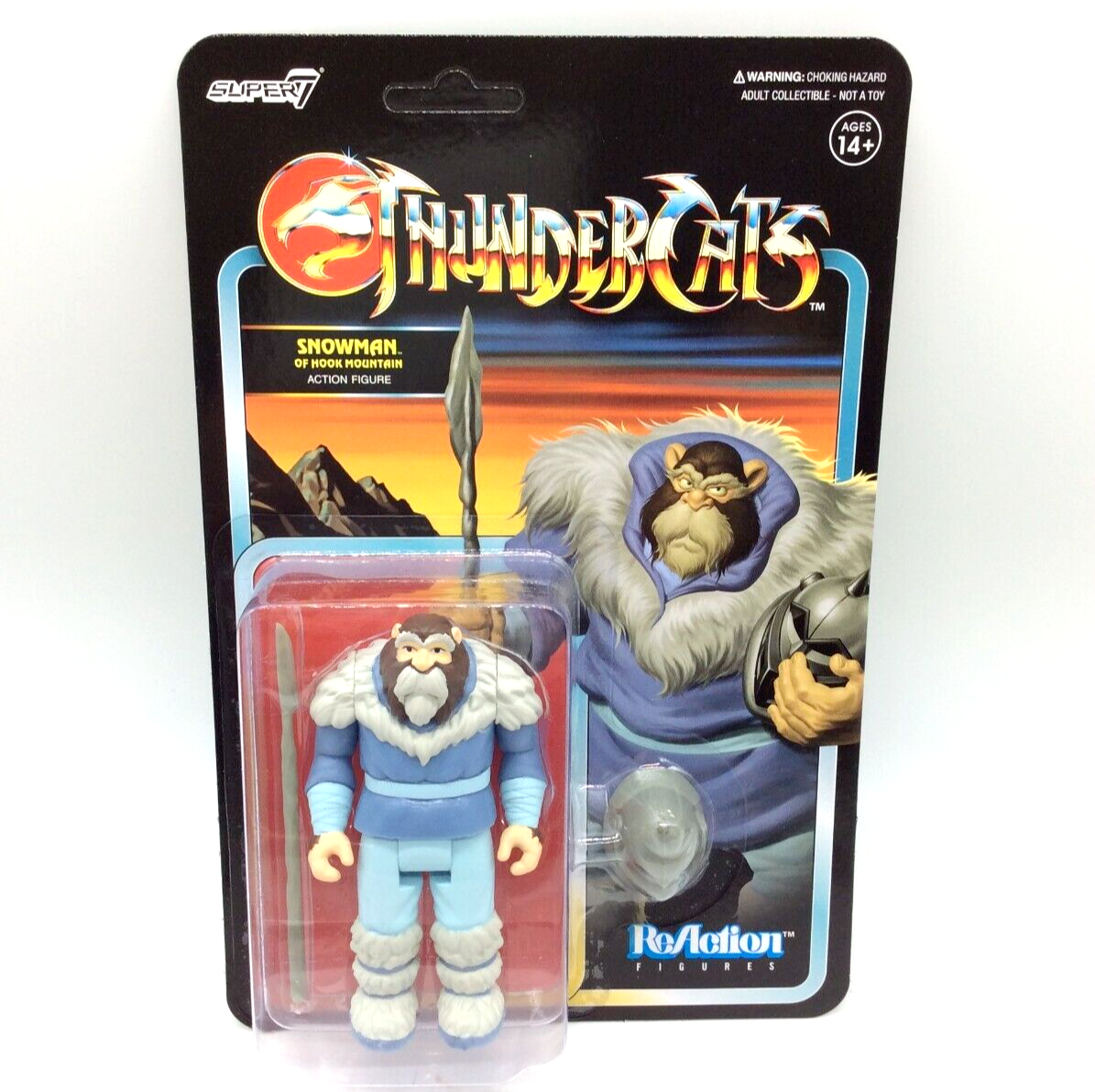 アカマント　ミニチュア Super7 ReAction Figure ThunderCats SNOWMAN OF HOOK MOUNTAIN | eBay