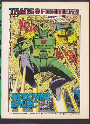 Marvel Comic Transformers UK - Issue 173 - July 1988 - Picture 3 of 4