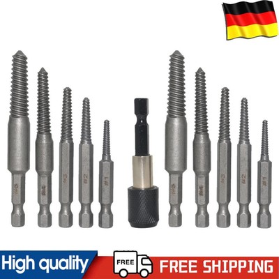 5/6Pcs Hexagonal Handle Broken Head Screw Extractor Broken Thread Extractor Set