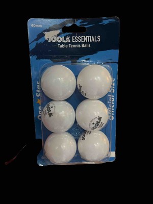 Outdoor Table Tennis Balls - 6 Pack of 40mm Regulation Size Ping Pong Balls f...