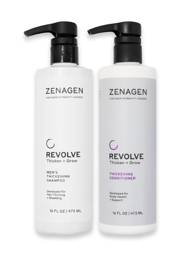 Двойной набор мужских увлажняющих шампуней и кондиционеров Zenagen Revolve, 16 унций