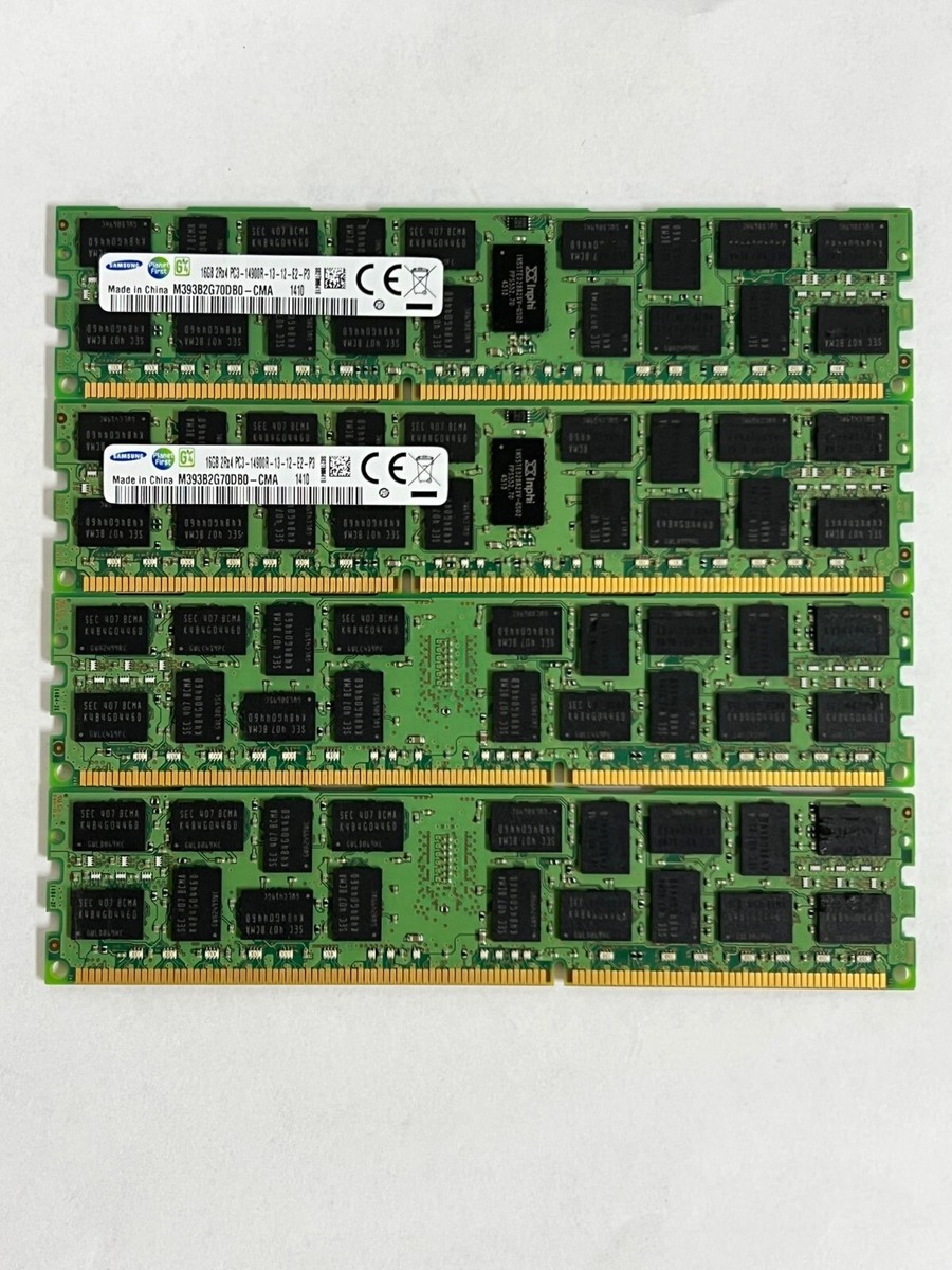 64GB 4x16GB SAMSUNG PC3-14900R 1866MHz DDR3 Server Memory Kit | eBay