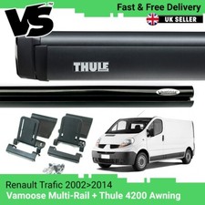 VAMOOSE MULTI RAIL THULE 4200 BLACK AWNING RENAULT TRAFIC 2002-2014 LWB