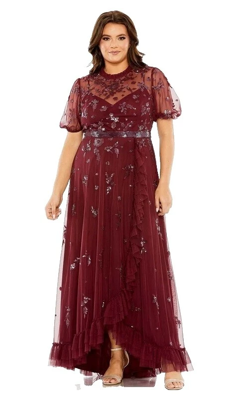 Vestido de Fiesta Talla Grande vestidos florales para Mujer