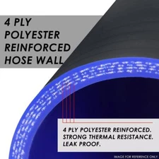 45 Degree 4 Ply Silicone Elbow Hose/Intake/Intercooler Pipe  Coupler T Clamps