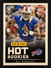 2013 Panini Fan Expo - Score Hot Rookies #13 E.J. Manuel Rookie #/599