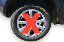 2x VW Golf 3 9N 6Y Reifen 185/60 R14 82H Sommerreifen 2x ca. 4-6mm NUR REIFEN
