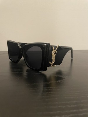 Saint Laurent SL M119 Blaze Black Oversized Sunglasses