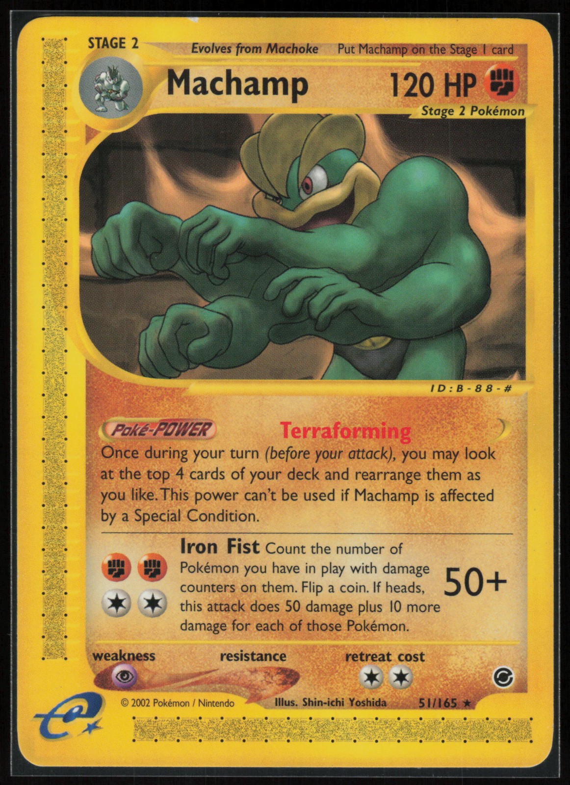 Pokemon Machamp (51) Rare Normal Expedition 2002 051/165 NM