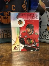 LANDON SLAGGERT AUTHENTIC ROOKIES #216 2024-25 UD SP GAME USED