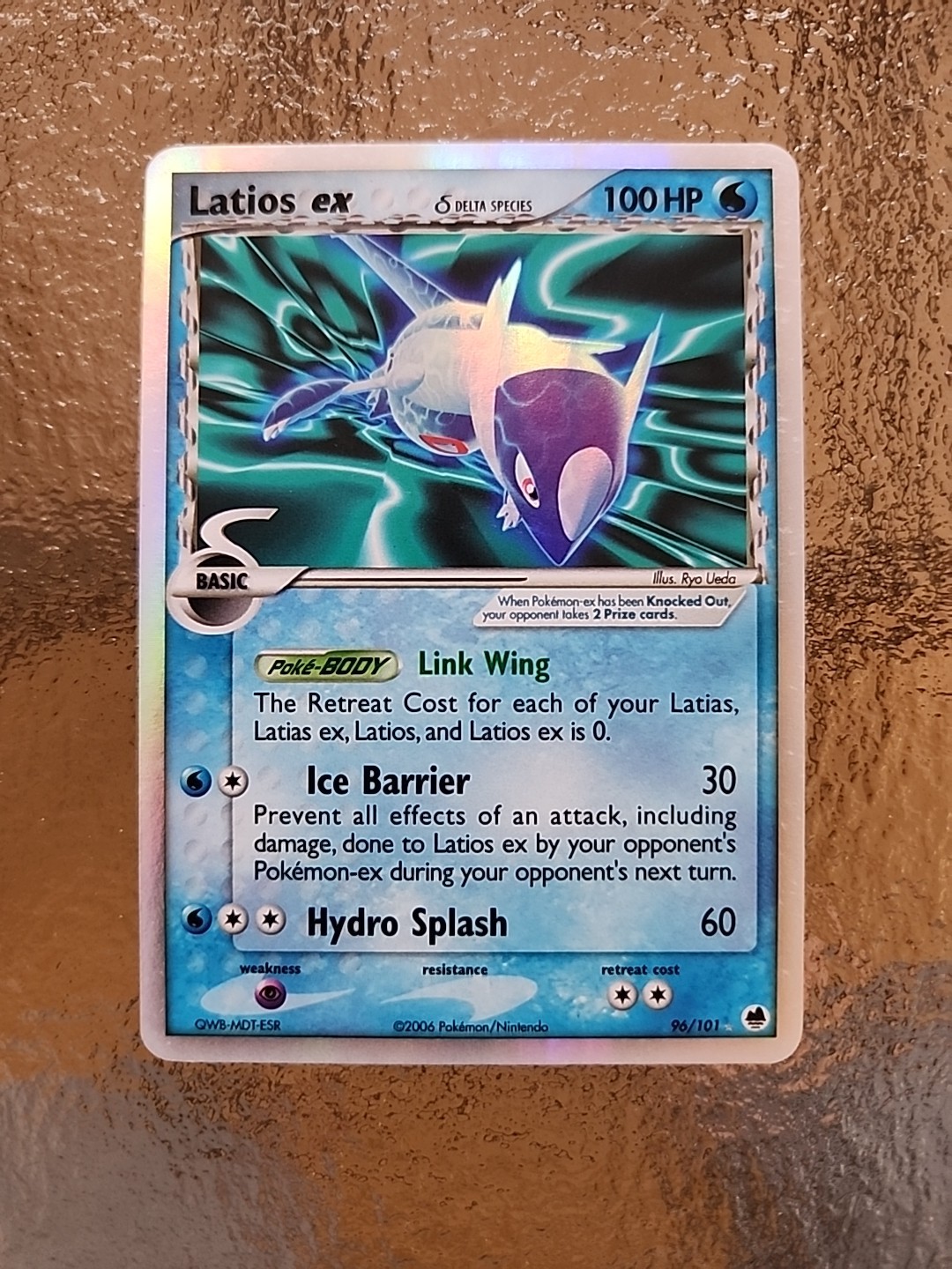 Pokémon TCG Latios EX Dragon Frontiers Holo Rare Card 96/101 Delta Species EX NM