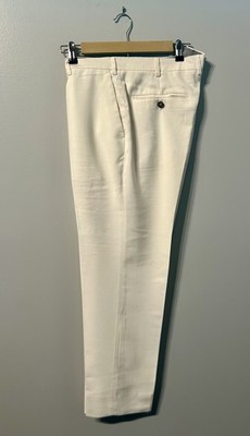 EMPORIO ARMANI Viscose Blend BLACK LABEL Slim Fit Dress Pants EU 54 38x30 MINT