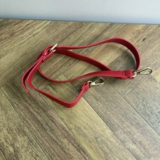 Luggage Red Shoulder Strap Replacement Gold Hardware Duffel Strap Travel P6
